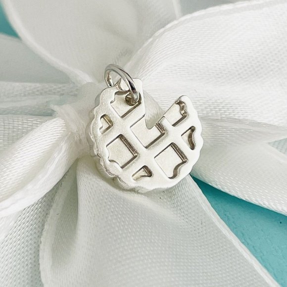 Tiffany Sugar Pie Charm or Pendant in Sterling Silver